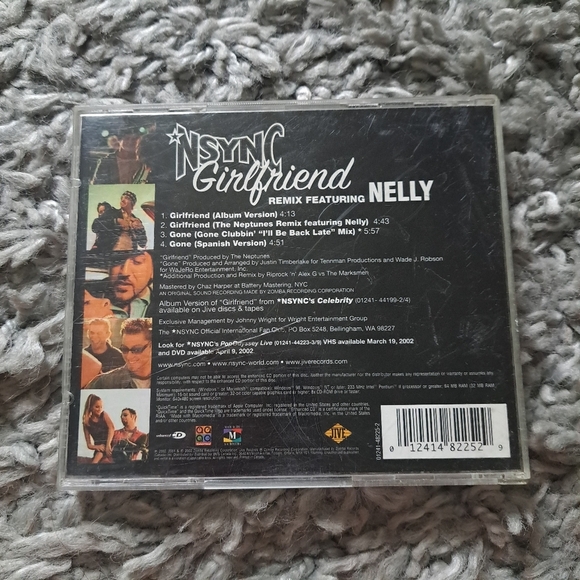 *NSYNC Girlfriend Remix CD *case damaged* untested - Picture 4 of 8